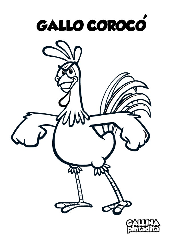 Dibujos para colorear - Sitio Oficial de la Gallina Pintadita